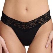 Hanky Panky Trosor Supima Cotton Original Rise Thong Svart One Size Da...