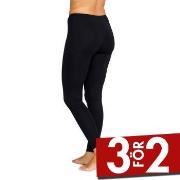 Damella Bamboo Leggings Svart bomull Small Dam
