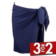 Damella Greta Basic Sarong Turkos One Size Dam