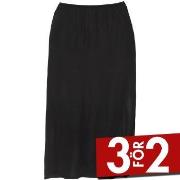 Damella Waist Slip 65 cm Svart viskos 38 Dam
