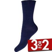 Decoy Strumpor 2P Fine Knit Cotton Socks Marin Strl 37/41 Dam