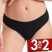 Sloggi Trosor ZERO Modal 2.0 Hipstring Svart Small Dam