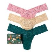 Hanky Panky Trosor 3P Low Rise Lace Thong  D2 Flerfärgad-2 nylon One S...