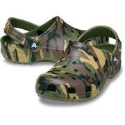 Crocs Classic Camo Clog Unisex Grön Mönstrad US C11 (EU 28-29)