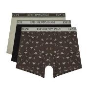 Armani Logo Boxer With Long Leg Kalsonger 3P Flerfärgad bomull Medium ...