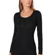 Schiesser Personal Fit Long Sleeve Shirt Svart Small Dam