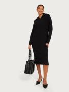 Selected Femme - Stickade klänningar - Black - Slfbloomie Ls Knit Dres...