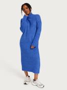 Selected Femme - Stickade klänningar - Nebulas Blue Melange - Slfmalin...