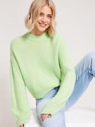 NLY Trend - Stickade tröjor - Pistage - Soft Knit Sweater - Tröjor - K...
