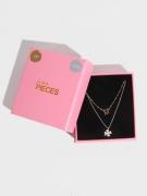 Pieces - Halsband - Gold Colour Silver - Fpmilie Necklace Pack Plated ...
