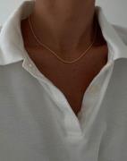 Muli Collection - Guld - Thin Rope Chain Necklace