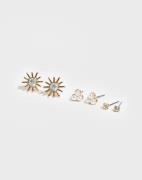 Pieces - Guld - Pckomia a 3-Pack Earstuds