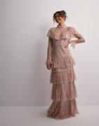 Malina - Rosa - Joelle lace maxi dress