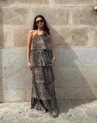 Pieces - Svart - Pcclara Sl Long Layred Dress Kca Bc