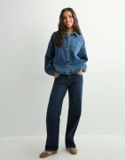 Vero Moda - Blå - Vmelora Ls Denim Shirt YO326