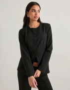 Only - Svart - Onlsoffi Life L/S Fit Blazer Cc Tlr