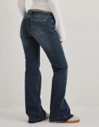Nelly - Blå - No Waist Bootcut Jeans