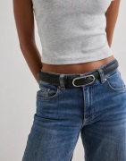 BECKSÖNDERGAARD - Svart - Grain Nola Leather Belt