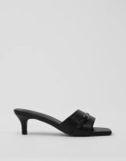 Nelly - Svart - Kitten Stiletto Mule