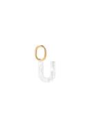 Lucid Letter Charm Halsband Hängsmycke Gold Maria Black