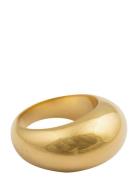 Bolded Big Ring Gold Ring Smycken Gold Syster P