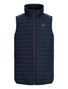 Jjemulti Bodywarmer Collar Jnr Fodrad Väst Blue Jack & J S