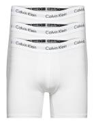 Boxer Brief 3Pk Boxerkalsonger White Calvin Klein