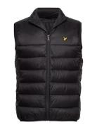 Lyle & Scott Wadded Gilet Svart