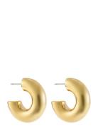 Ivy Chunky Hoops, Steel Accessories Jewellery Earrings Hoops Gold By J...