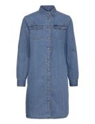 Shirt Dress Kort Klänning Blue Lee Jeans