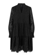 Yasholi Ls Dress S. Noos Kort Klänning Black YAS