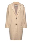 Wool Blend Coat Outerwear Coats Winter Coats Beige Esprit Casual
