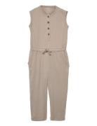 Copenhagen Colors Rib Jersey Jumpsuit Beige