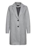 ONLY Onlcarrie Bonded Coat Otw Noos Grå