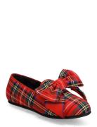 Punk Bowtie Loafer Slippers Tofflor Red Hums