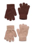 Magic Gloves 2-Pack Accessories Gloves & Mittens Mittens Brown CeLaVi