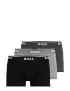 Trunk 3P Power Boxerkalsonger Grey BOSS