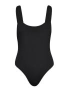 Audny Ella Swimsuit Baddräkt Badkläder Black Becksöndergaard