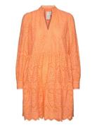 Yasholi Ls Dress S. Noos Kort Klänning Orange YAS