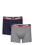 Levis Men Sprtswr Logo Boxer Brief Boxerkalsonger Multi/patterned Levi...