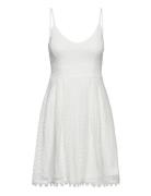 Onlhelena Lace S/L Short Dress Noos Wvn Kort Klänning White ONLY