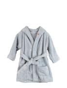 Embroidered Bathrobe 1-2 Years - Pearl Blue Morgonrock Badrock Blue Fi...