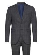 Jprfranco Check Suit Sn Kostym Navy Jack & J S