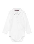 Tommy Hilfiger Baby Rib Collar Body L/S Vit