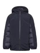 Mix Media Jacket Fodrad Jacka Navy Tommy Hilfiger