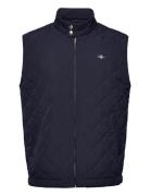 Quilted Windcheater Vest Väst Navy GANT