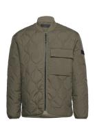 Tom Tailor Relaxed Liner Jacket Khaki Green