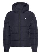 Hooded Sports Puffr Jacket Fodrad Jacka Navy Superdry