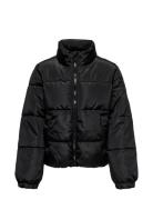 Kognewbelinda Short Puffer Otw Fodrad Jacka Black Kids Only