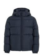 Essential Down Jacket Fodrad Jacka Navy Tommy Hilfiger